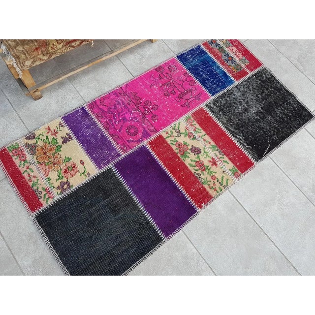 Mid 20th Century Long Turkish Runner Rug For Sale - Image 4 of 10