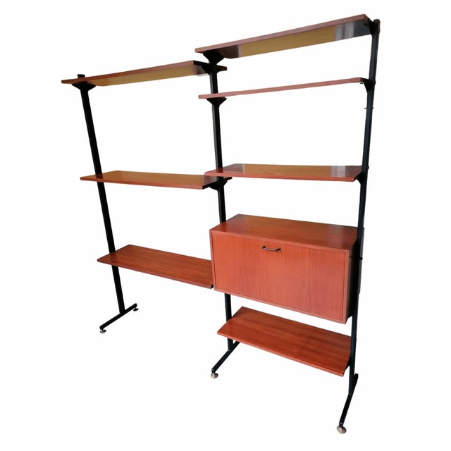 Swedish Bookcase with 2 Modules, in Flawless conditions. Designed 1960 to 1969