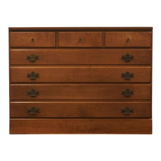 Ethan Allen Heirloom Nutmeg Maple Crp Custom Room Plan 40" Three Drawer Chest 10-4551p For Sale