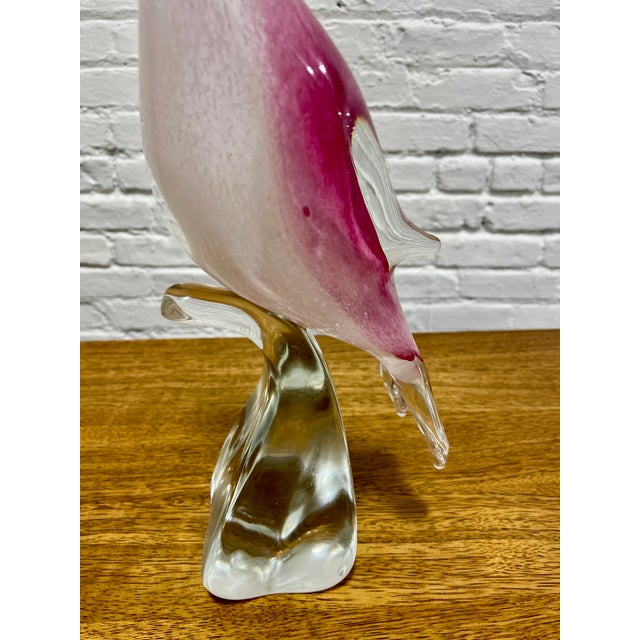 Hand Blown Murano Glass Toucan Bird Sculpture For Sale - Image 10 of 13