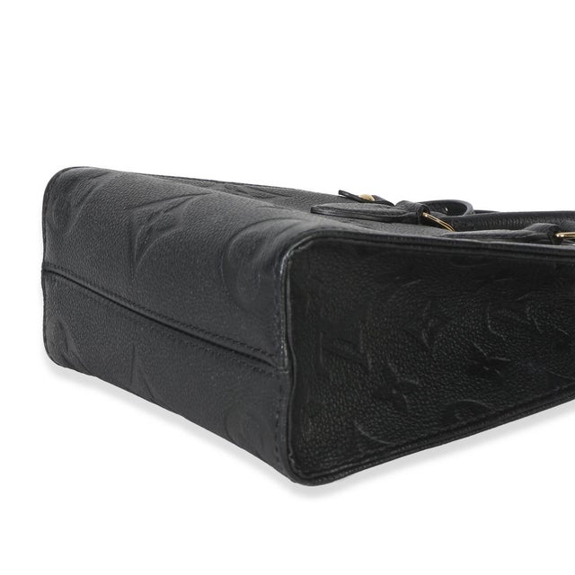 Animal Skin Black Monogram Empreinte Onthego BB For Sale - Image 7 of 9