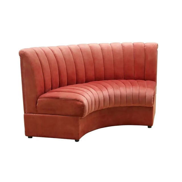 The soft velvet upholstery of the Modular Sofa instantly adds a luxe quality. The Modular Sofa comes in two shapes -...