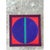 Vintage Geometric Abstract Painting on Canvas For Sale - Image 10 of 12