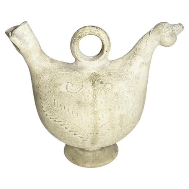 White Hen-Shaped Pitcher, France, 1980 For Sale - Image 12 of 12