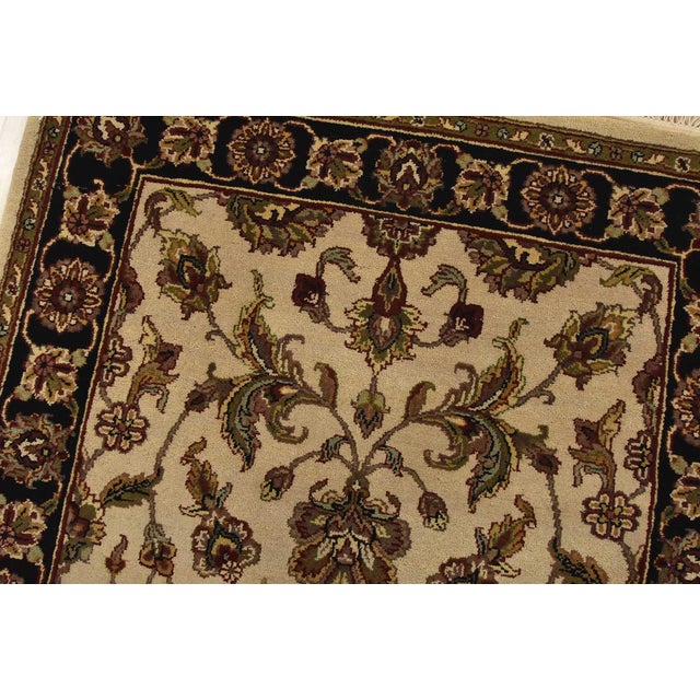 Agra Runner 4’1” X 11’10” Beige Wool Traditional Hand-Knotted Oriental Rug For Sale In Philadelphia - Image 6 of 13