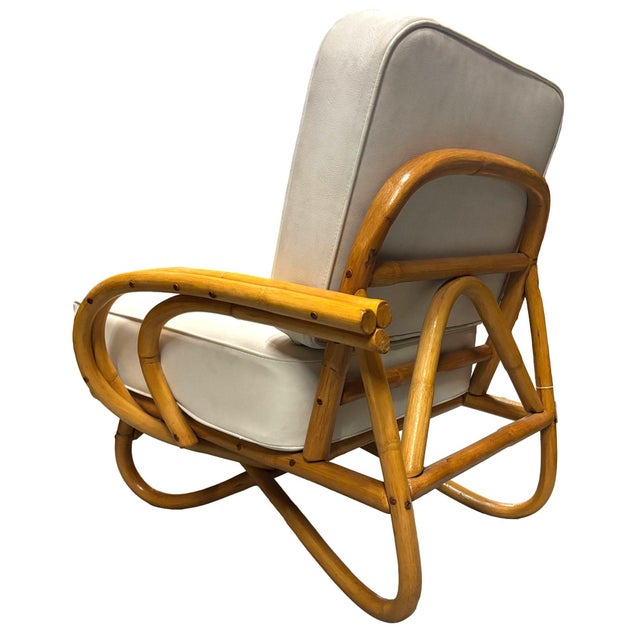 1940s Restored Rattan Loop Leg Livingroom Set For Sale - Image 5 of 13