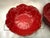 1990s Vietri Foglia Leonardo Majolica Leaf Bowls, Red/Green-a Set For Sale - Image 5 of 5