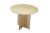 Minimalism Mid 20th Century Vintage Round Mdf Side Accent Dining Table For Sale - Image 3 of 7