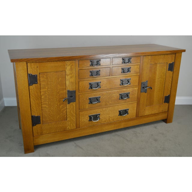 Stickley Mission Collection Oak Syracuse Sideboard Chairish