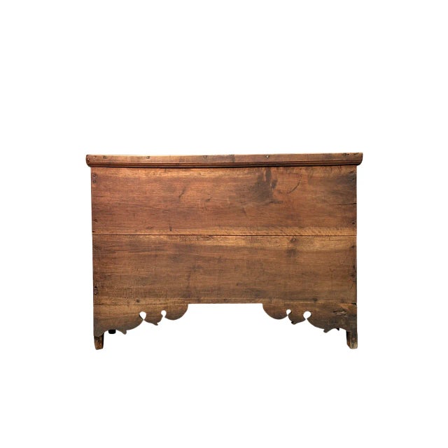 Antique Walnut Chest, 1800s For Sale - Image 4 of 4
