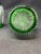 Late 19th Century Emerald Green Cut to Clear Crystal Decanters, Pair For Sale - Image 4 of 7