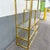 Hollywood Regency Gold and Glass Etagere/Shelving Unit For Sale In West Palm - Image 6 of 12