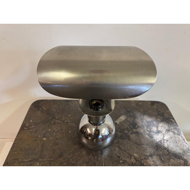 Sculptural Chrome Table Lamp, 1960s For Sale - Image 4 of 11