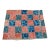 Large Antique Blue and Pink Patchwork Velvet Table Runner For Sale