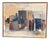 Gustav Adolf Johansson, Blue Bottle and Books, 1962, Oil on Canvas, Framed For Sale