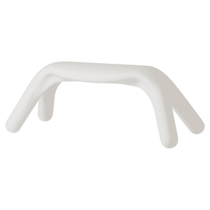 Milky White Atlas Bench by Giorgio Biscaro