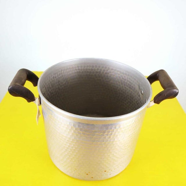 Vintage Aluminum Pot attributed to Illa Langhirano For Sale - Image 5 of 10