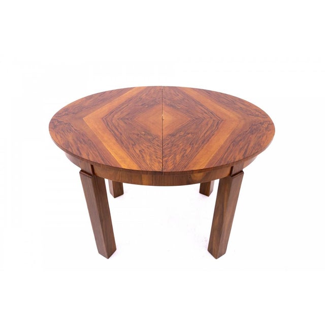 Vintage Polish Art Deco Table, 1949s For Sale - Image 3 of 13