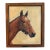 Oil Painting of Thoroughbred Racehorse, 1961, Golden Honors Horse Witch-Hazel, Esterling. By Artist Snow in 1961 Oil on Canvas For Sale