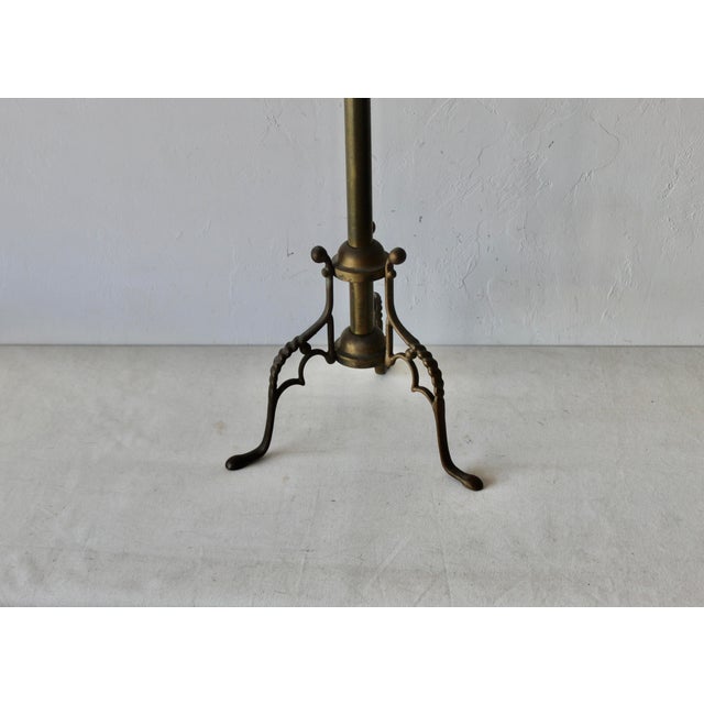 1960s Mid Century Brass Wood Valet Stand For Sale - Image 10 of 12