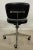Modern Vintage Knoll 4-Prong Black Leather Task Chair For Sale - Image 3 of 11