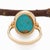 5.4cts Sonoran Turquoise Ring With Natural Diamonds: Solid 14k Gold, 1Size 6.75 For Sale - Image 10 of 10