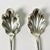 Early 20th Century Art Deco Neoclassical Boho Chic Silverplate Scalloped Fan Shell Serving Spoons - A Pair For Sale - Image 6 of 10