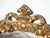 Vintage French Provincial Round Gold Ornate Wall Mantle Mirror For Sale - Image 9 of 15
