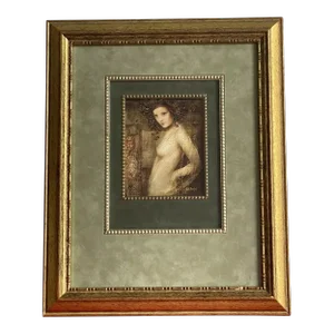 Csaba Markus “Athena Dreams” Embellished Giclée Print Framed
