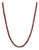 Modern 5mm Round Garnet Tennis Necklace Crafted in Sterling Silver- Gift for Women For Sale