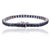 Not Yet Made - Made To Order Art Deco 13.73 Ct Certified Blue Sapphire Tennis Bracelet for Women, Christmas Gift For Sale - Image 5 of 13
