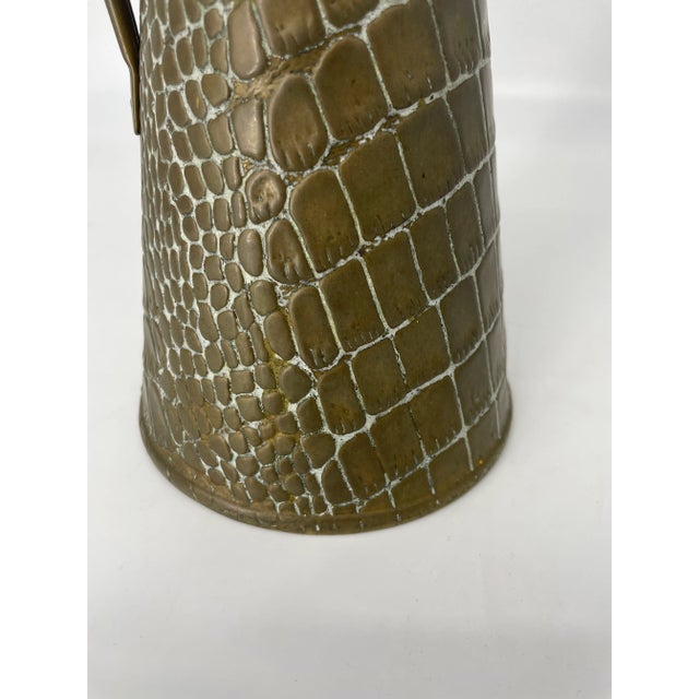 Metal Sankey and Sons Brass Pitcher For Sale - Image 7 of 8