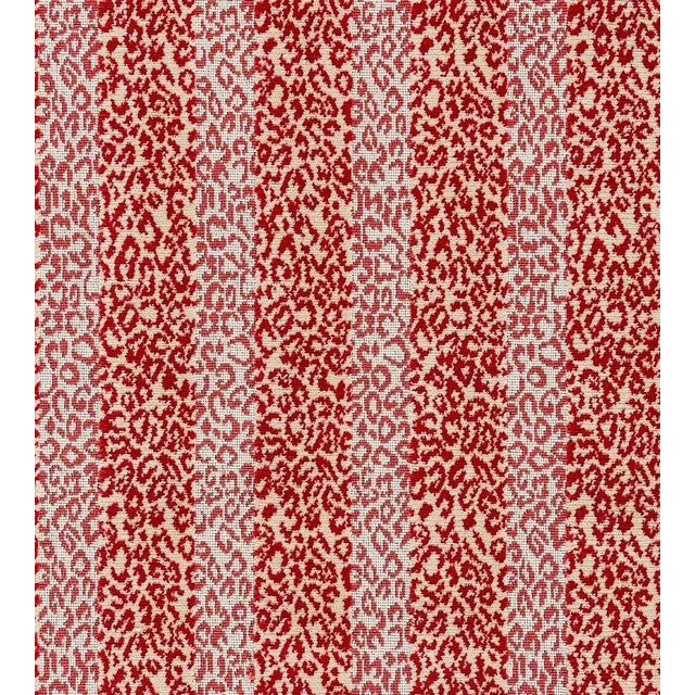 Sample - The House of Scalamandré Corbet Fabric, Tomato For Sale