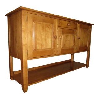 1990s Ethan Allen Country Maple Server 14-6406 Fin 214 For Sale