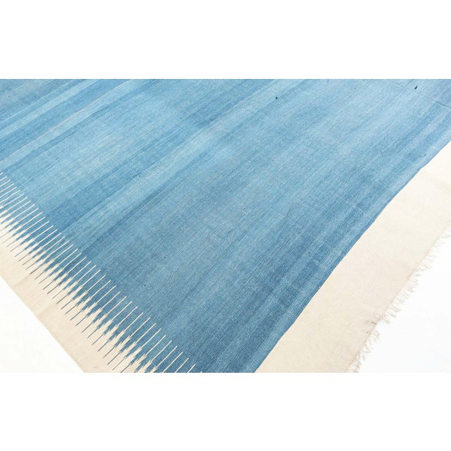 Doris Leslie Blau Vintage Indian Dhurrie Rug For Sale - Image 4 of 9