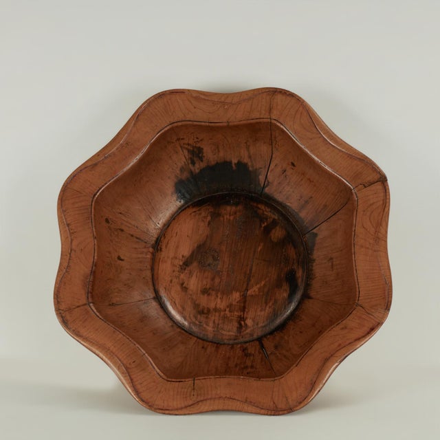 Antique Chinese Wood Fruit Bowl For Sale In West Palm - Image 6 of 10