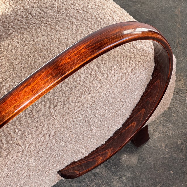 H-410 Armchairs by Jindrich Halabala for Up Závody, 1930s, Set of 2 For Sale - Image 11 of 15