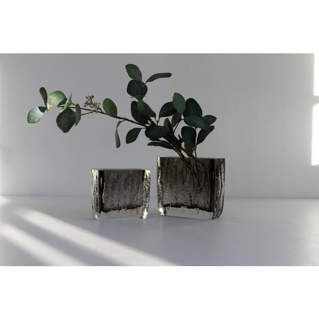 Sommerso Glass Vases by Kurt Wokan for Ingrid Glashütte, 1970s, Set of 2 For Sale - Image 14 of 18