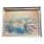 Boat Harbor Original Water Color by Avraham Binder (1906-2001) Harbor Sailboats and Water For Sale