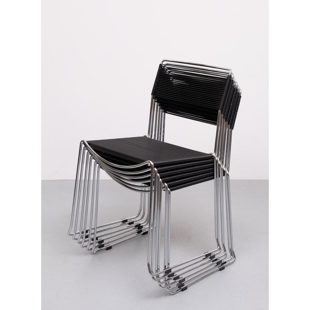 Set of 6 dining chairs designed by Giandomenico Belotti for Alias ​​(Italy) in the 1980s. The Alias ​​story began in 1979...