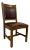 Stickley Mission Oak Leather Back Cottage Side Chair For Sale