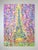 Abstract Holiday. Eiffel Tower. Original Contemporary Painting For Sale - Image 3 of 11