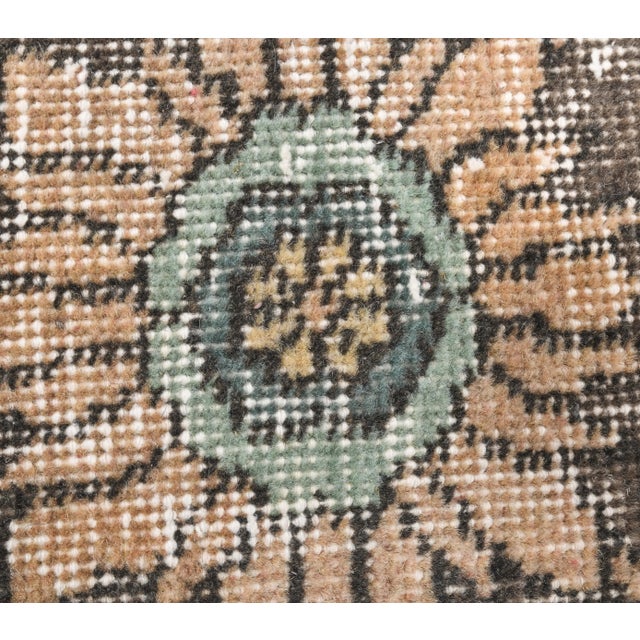 2'6x12'5 Konya - Vintage Turkish Hand-Knotted Runner Rug For Sale - Image 6 of 9