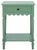 Heaven Scalloped 1 Top Drawer Accnt Table in Sage Green For Sale - Image 10 of 10