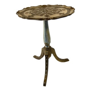 Vintage Italian Florentine Wine Table For Sale
