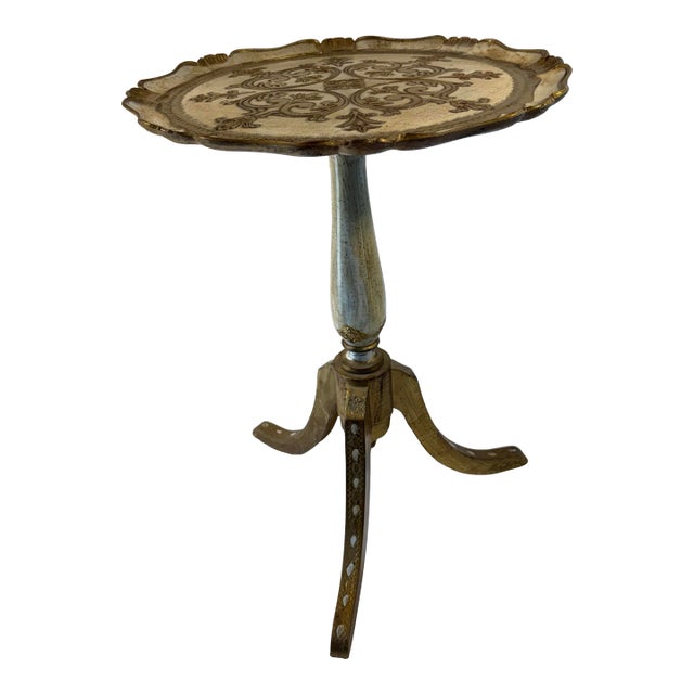Vintage Italian Florentine Wine Table For Sale