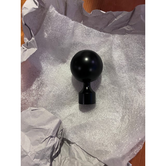 Gray The Shade Store Wool Flannel Drapes in Glacier & Hardware - 7 Piece Set For Sale - Image 8 of 12