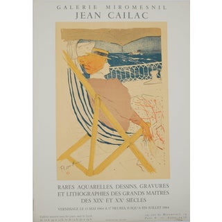 Henri de Toulouse-Lautrec, Femme regardant la mer, Lithograph For Sale