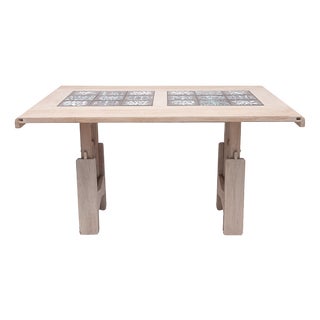 Vintage Dining Table by Guillerme and Chambron, 1950s For Sale