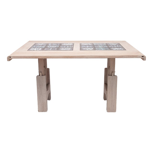 Vintage Dining Table by Guillerme and Chambron, 1950s For Sale